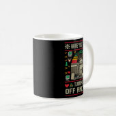 Mug Tech Suprts Cat Engineer Computer Ugly Christmas S (Devant droit)