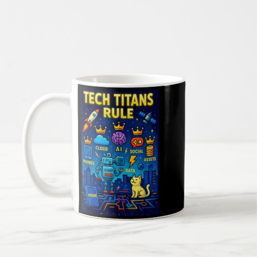 Mug Tech Titans Rule Funny Big Technology Satire Wer G (Gauche)