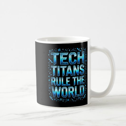 Mug Tech Titans Rule Funny Big Technology Satire Wer G (Droite)