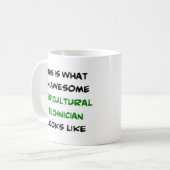 Mug technicien agricole, génial (Devant gauche)