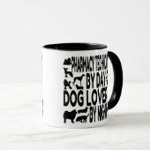 Mug Technicien Amoureux des chiens en pharmacie (Devant droit)