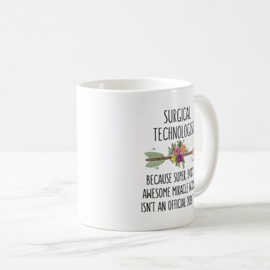 Mug Technicien chirurgical Scrub Tech (Devant droit)