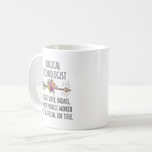 Mug Technicien chirurgical Scrub Tech (Devant gauche)