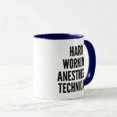 Mug Technicien d'anesthésie de travail difficile (Devant droit)