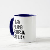 Mug Technicien d'anesthésie de travail difficile (Devant gauche)