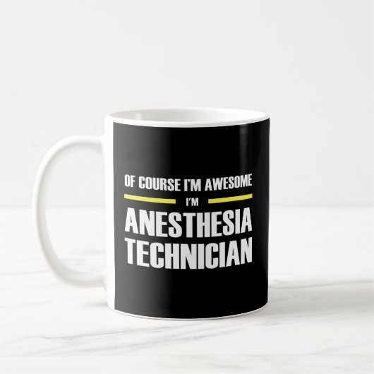 Mug Technicien d'anesthésie génial (Gauche)