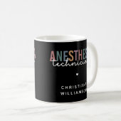 Mug Technicien d'anesthésie personnalisée Technique d' (Devant droit)