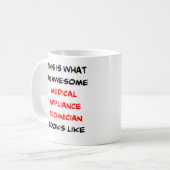 Mug technicien d'appareils médicaux, génial (Devant gauche)