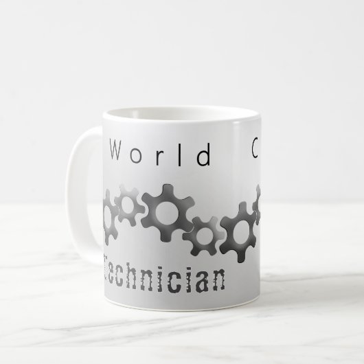 Mug Technicien de classe mondiale métallique (Devant gauche)