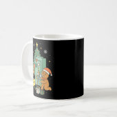 Mug Technicien de construction de Noël en pain d'épice (Devant gauche)