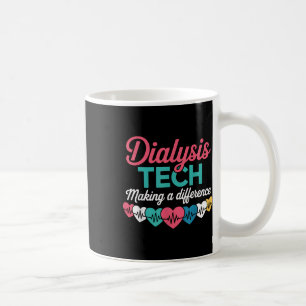 Mug Technicien de dialyse faisant une différence Techn