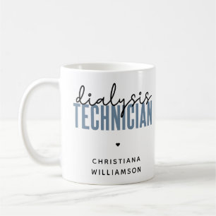 Mug Technicien de dialyse personnalisé Cadeaux techn