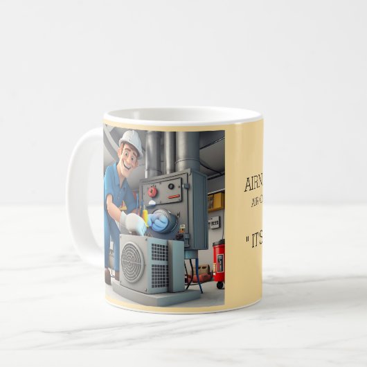 MUG " TECHNICIEN DE LA CLIMATISATION " (Devant gauche)