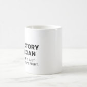 Mug Technicien de laboratoire Citation drôle de scient (Centre)
