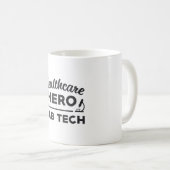 Mug Technicien de laboratoire de Héros de la santé (Devant droit)