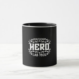 Mug Technicien de laboratoire de Héros de la santé
