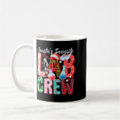 Mug Technicien de laboratoire de Noël de l'équipe préf (Gauche)