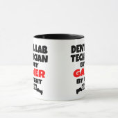 Mug Technicien de laboratoire dentaire Gamer (Centre)