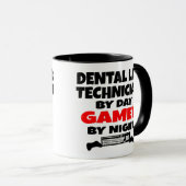 Mug Technicien de laboratoire dentaire Gamer (Devant droit)