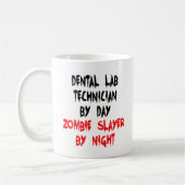 Mug Technicien de laboratoire dentaire Zombie Slayer (Gauche)