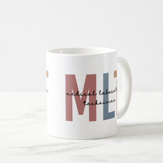 Mug Technicien de laboratoire Médicale MLT Technique d (Devant droit)