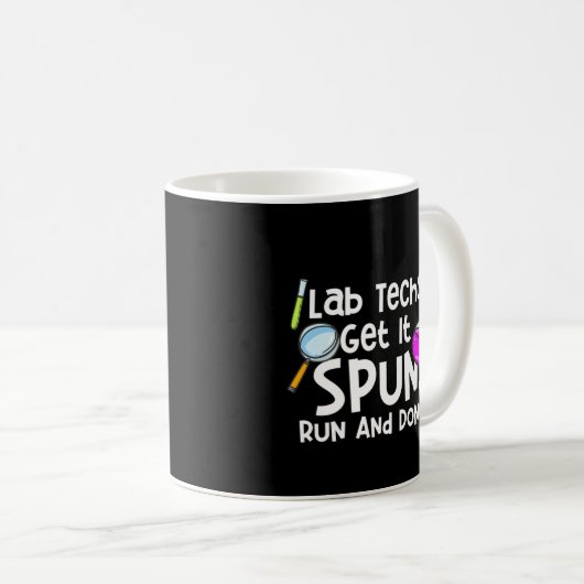 Mug Technicien De Laboratoire Pour Microbiologie Tech  (Devant droit)