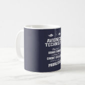 Mug Technicien de l'avionique (Devant gauche)