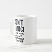 Mug Technicien de maintenance d'aéronefs (Devant gauche)