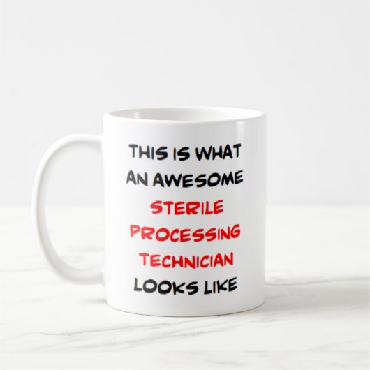 Mug technicien de traitement stérile, génial (Gauche)