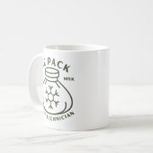 Mug technicien d'emballage de poche de glace (Devant gauche)