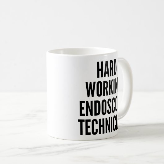 Mug Technicien d'endoscopie de travail (Devant droit)