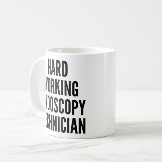 Mug Technicien d'endoscopie de travail (Devant gauche)