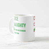Mug Technicien électromécanique Noël drôle Ba (Devant gauche)