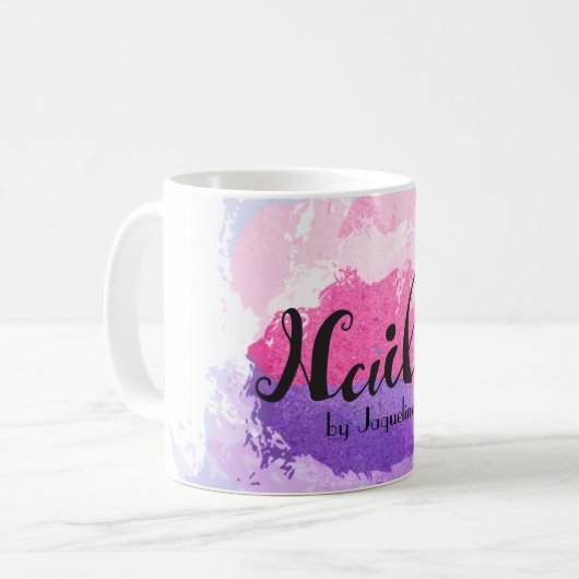 Mug Technicien élégant de clou (Devant gauche)