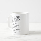 Mug technicien en anesthésie (Devant gauche)
