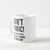 Mug Technicien en architecture (Devant gauche)
