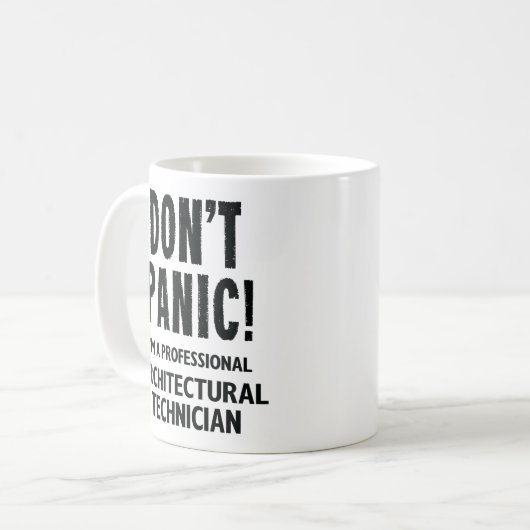 Mug Technicien en architecture (Devant gauche)