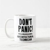 Mug Technicien en architecture (Gauche)