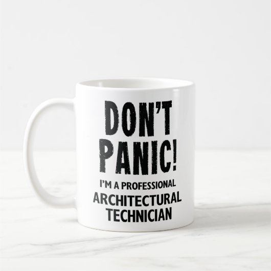 Mug Technicien en architecture (Gauche)