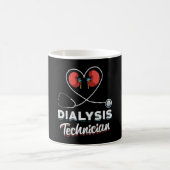 Mug Technicien en dialyse Love Infirmière Nephrologie  (Centre)