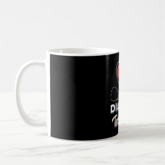 Mug Technicien en dialyse Love Infirmière Nephrologie  (Gauche)