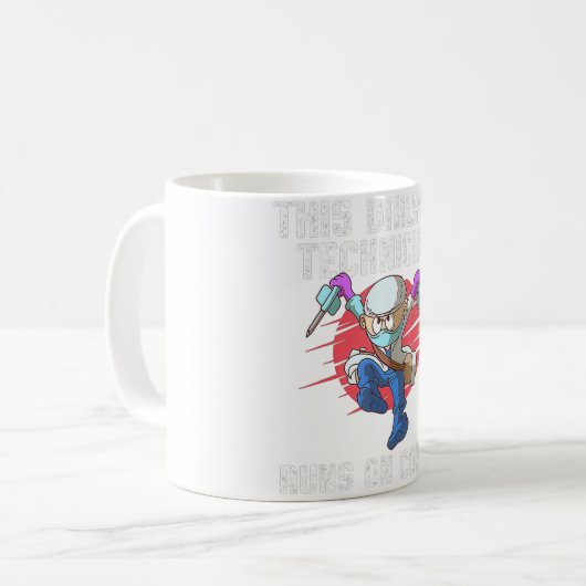 Mug Technicien en dialyse Tech Awesome Nephrologie Cad (Devant gauche)