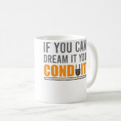 Mug Technicien en électricité Électronicien Conduit de (Devant droit)