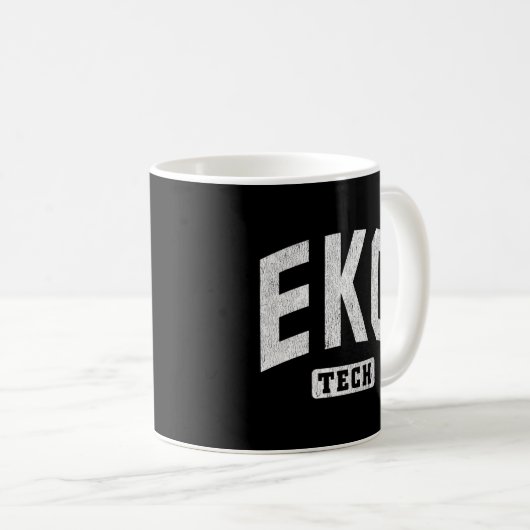 Mug Technicien en électrocardiogramme Ekg Tech (Devant droit)