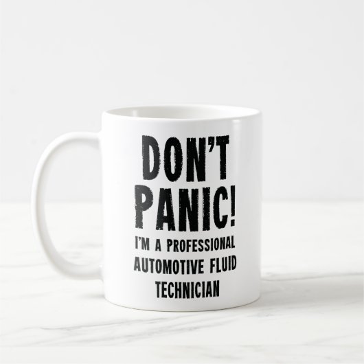 Mug Technicien en fluides automobile (Gauche)