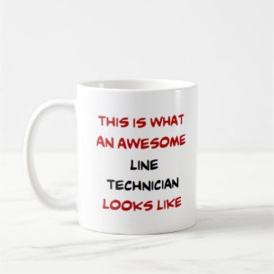 Mug technicien en ligne, génial