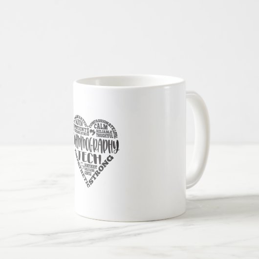 Mug Technicien en mammographie, Mammo (Devant droit)