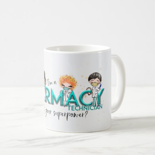 Mug Technicien en pharmacie (Devant droit)