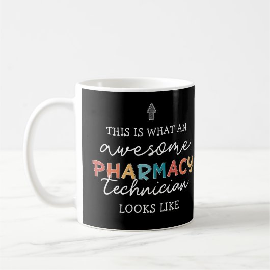 Mug Technicien en pharmacie Awesome Technologie en pha (Gauche)