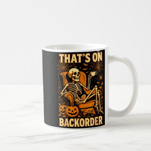 Mug Technicien en pharmacie Halloween En Rupture De St (Droite)